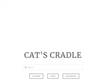 Tablet Screenshot of catscradleboutique.com